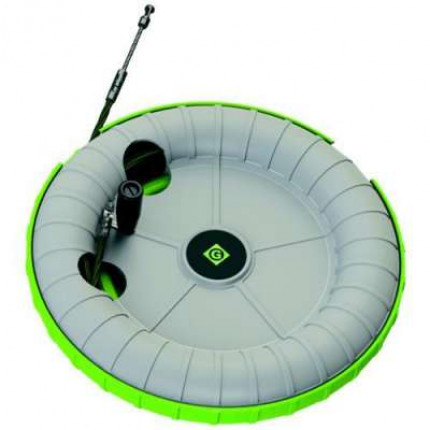 klk52055391 52055391 УЗК Greenlee FLEXI SPINNER, витой пруток из полиэстера L=30 м / диам. 4,5 мм в эргономичном ударопрочном корпусе, пониженное трение KLAUKE